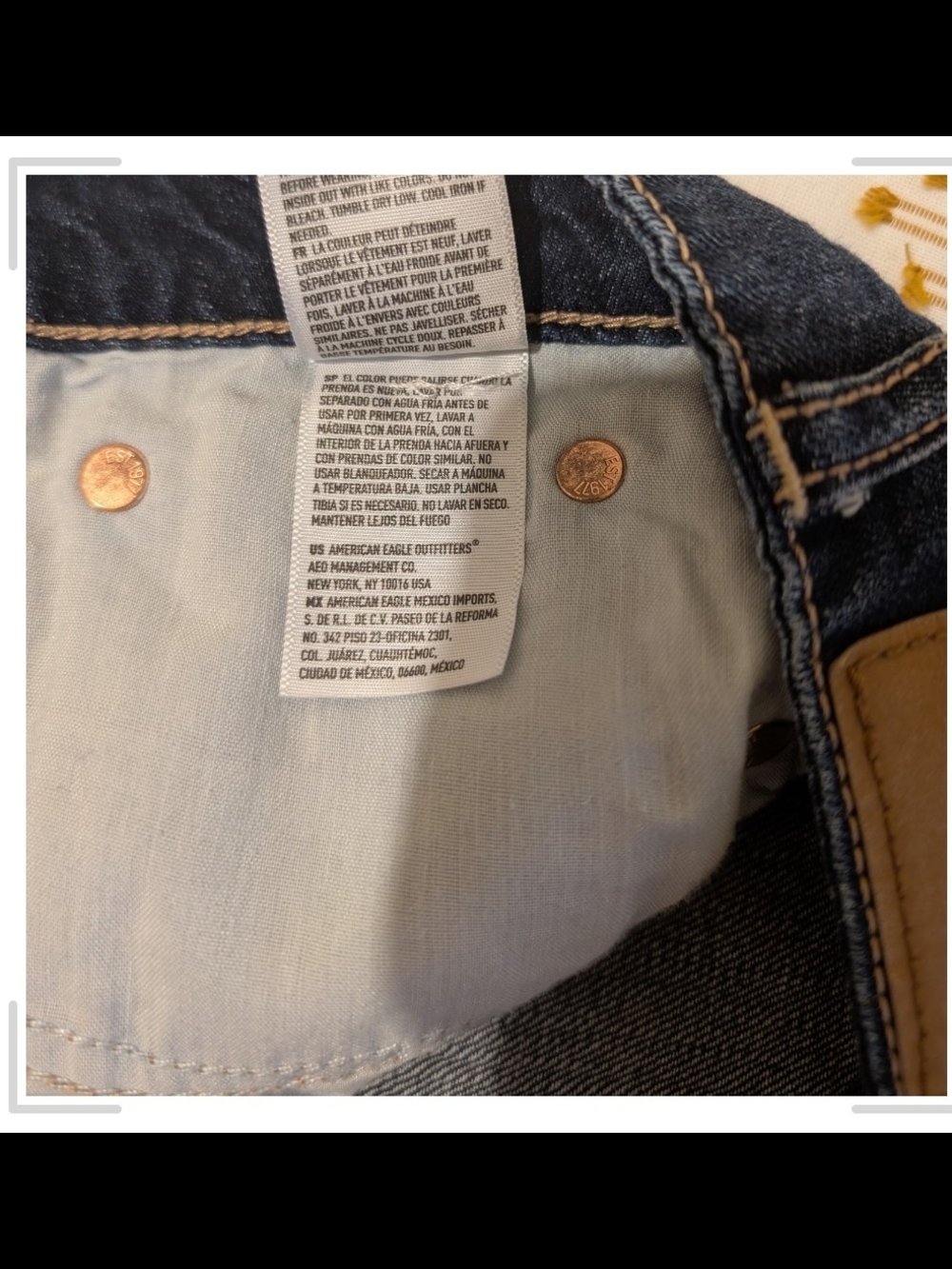 Pre-owned Denim Ripped Frayed Hem Women’s Shorts - Blue - Picture 7 of 15